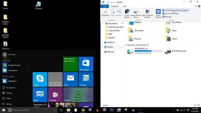 How to Uninstall a Program on Windows 10 (works with 8 as well) смотреть онлайн