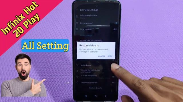 Reset Camera Setting In Infinix Hot 20 Play, Infinix Hot 20 Play Mein Camera Ki Setting Kaise смотреть онлайн