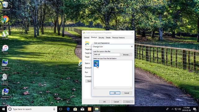 How to create Color and appearance settings shortcut in Windows 10 (Tutorial) смотреть онлайн