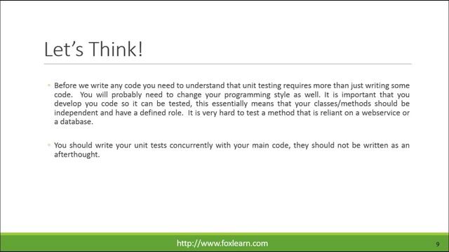 C# Tutorial - Creating Unit Tests смотреть онлайн