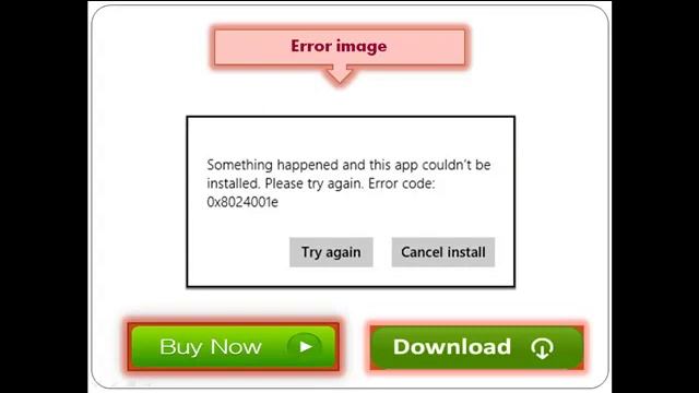Store update error code 0x8024001E in windows 8 смотреть онлайн