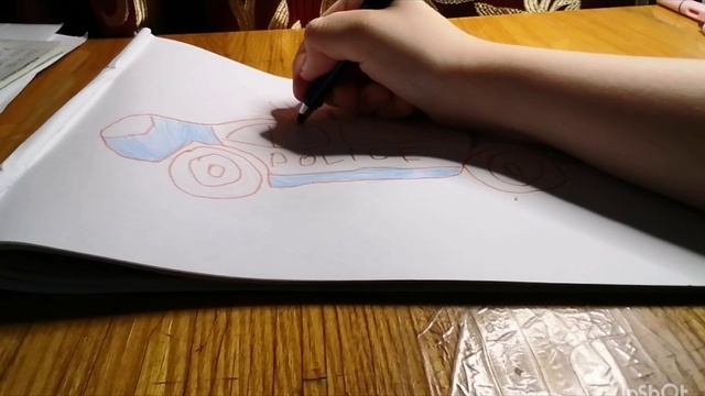 как нарисовать полицейскую машину 🚔 смотреть онлайн