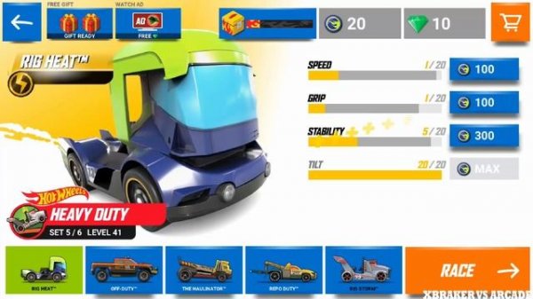 Hot Wheels: Race Off: New Upgrades Unlocked for Epic Performance ( Rig Heat )Android GamePlay