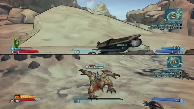 Borderlands 2 Split Screen Co-op:: PS3 720p Gameplay смотреть онлайн