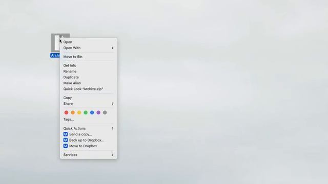 How to Create/Open/Unzip a ZIP file on a Apple Mac смотреть онлайн