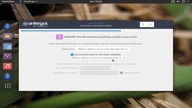 Installing Antegos Linux смотреть онлайн