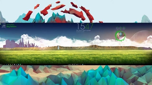 Windows 10 RAINMETER setup - 60fps смотреть онлайн
