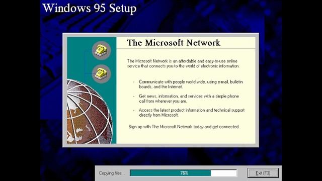Installing Windows 95 build 347 смотреть онлайн