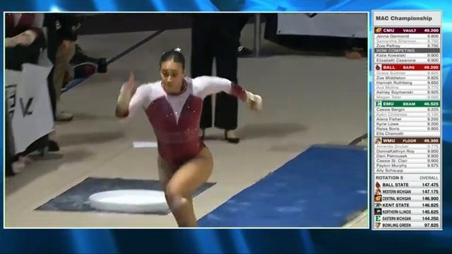 Luciana Alvarado Reid 9.85 Vault MAC Cgampionships 3-23-24 смотреть онлайн