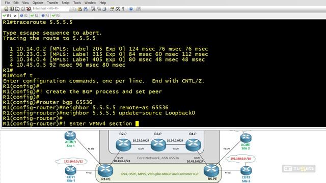 10 - PE to PE MBGP смотреть онлайн