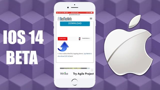 How to install ios 14 beta on any iPhone. less than 2 minute смотреть онлайн