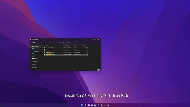 MacOS Monterey Dark Theme For Windows 11 смотреть онлайн