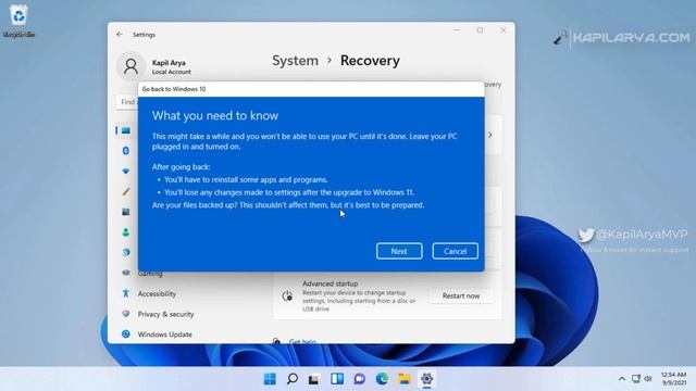 Downgrade Windows 11 to Windows 10 смотреть онлайн