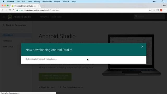 Installing Android Studio On Mac (OS) смотреть онлайн