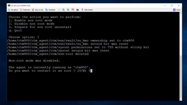 When to run the Control M/Agent on UNIX as root or non-root смотреть онлайн