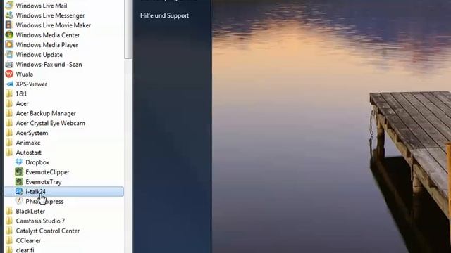 i-talk24 aus Autostart entfernen смотреть онлайн