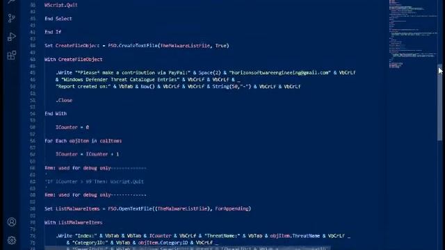 VBScript Get the Windows Defender Malware Virus List смотреть онлайн