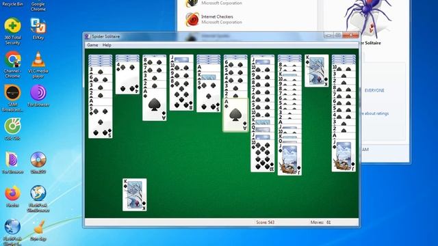 Play solitaire in Windows 7 смотреть онлайн