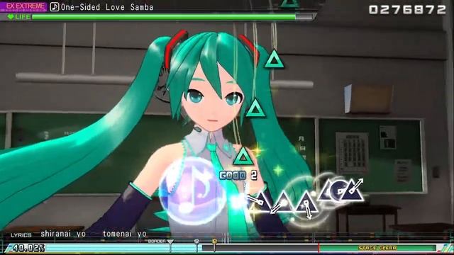 One-Sided Love Samba 9.5* EXEX (First Project Diva Upload!) смотреть онлайн
