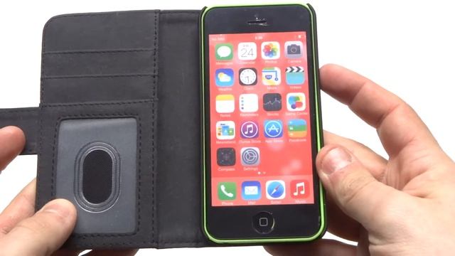 Fliptroniks Black Leather Wallet Flip Case for Apple Iphone SE - Fliptroniks.com смотреть онлайн