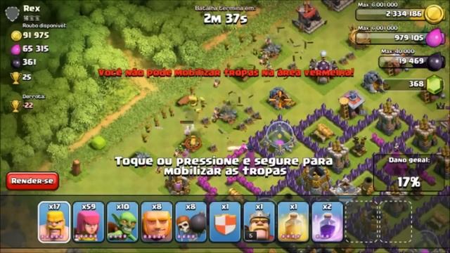 Clash of Clans HD Parte 51 - Centro de Vila 8 (CV8): Táticas e Estratégias de Ataque Farming II смотреть онлайн