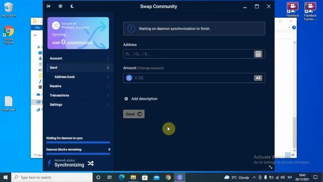 Swap Community (XWP) - GUI Wallet Guide смотреть онлайн