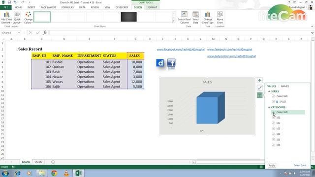 Charts In MS Excel - Class 11 смотреть онлайн