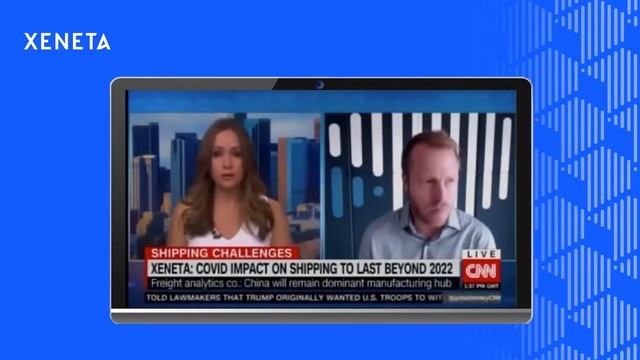 Xeneta CEO Patrik Berglund speaks to CNN - September 30, 2021 смотреть онлайн