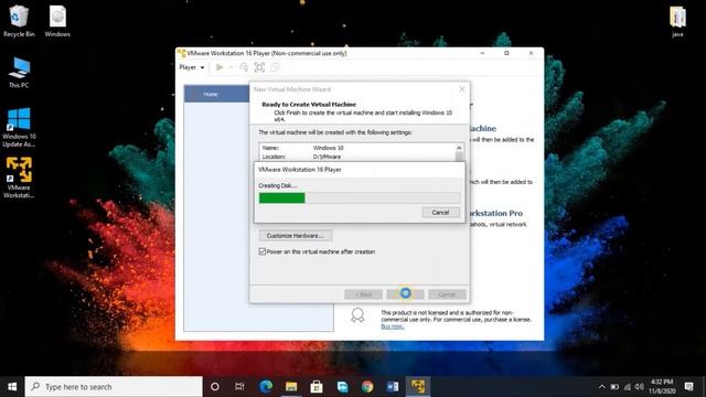 How to install VMware workstation and windows 10 смотреть онлайн