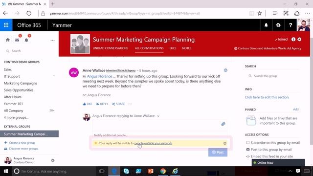 Yammer updates – From new user experiences to new IT controls смотреть онлайн