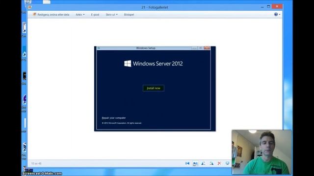 Install windows Server 2012 på VirtualBox смотреть онлайн