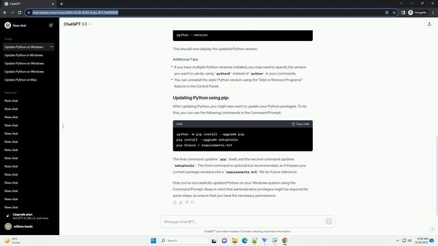 how to update python in windows using cmd смотреть онлайн