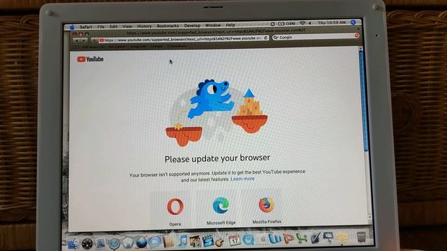 Accessing Youtube on an 11 year old Web Browser смотреть онлайн