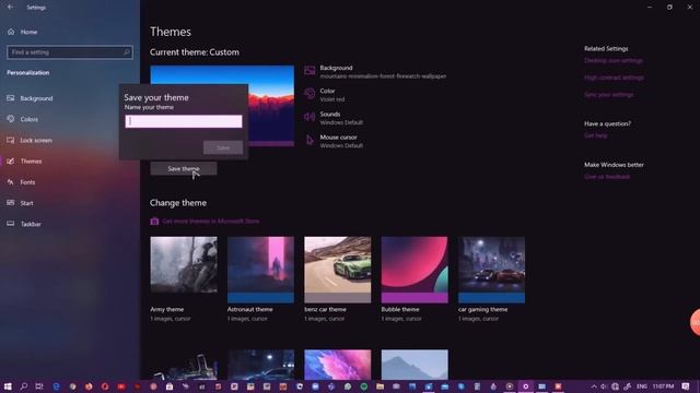 How to save your wallpaper theme in windows 10 смотреть онлайн