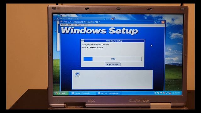 Installing Windows 3.1 on virtual pc смотреть онлайн