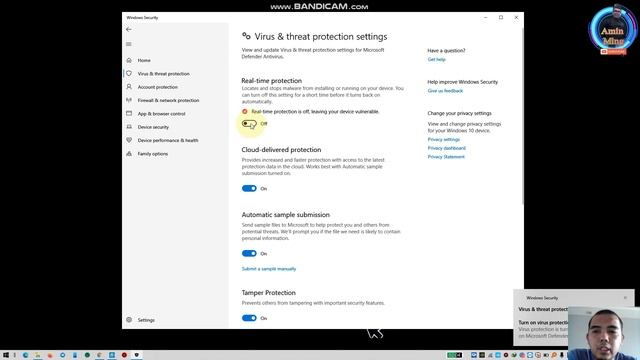 How to Disable or Enable Windows Defender @ Security on Windows 10 смотреть онлайн