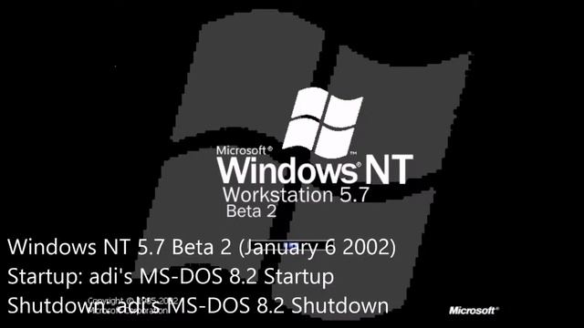 Windows NT 5.7 Beta 2 Startup Sound - Windows NT 5.7 Beta 2 (January 6 2002) смотреть онлайн