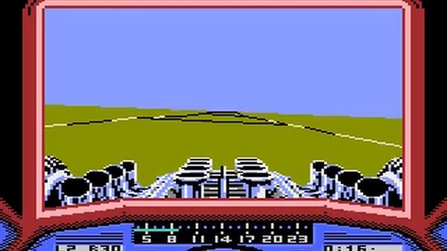 Stunt Car Racer running on Atari 130XE with 65816 3.58Mhz смотреть онлайн