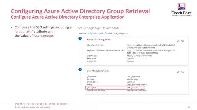 Integrate Check Point Security Gateways into Microsoft Azure Active Directory смотреть онлайн