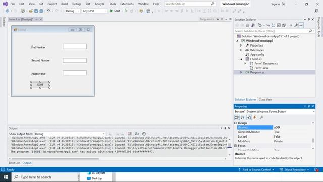 Windows Form смотреть онлайн