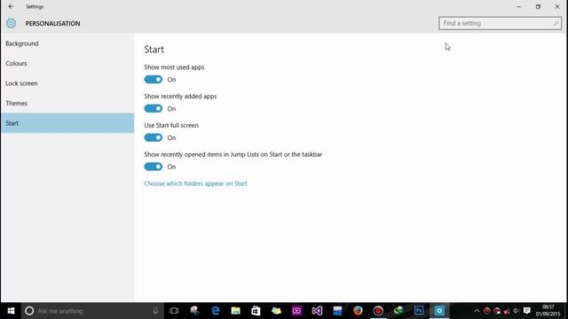 How to customize Windows 10 Start Menu as Full Screen Menu like windows 8/8.1 смотреть онлайн
