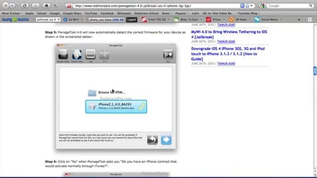 How to Jailbreak and Unlock iOS 4 смотреть онлайн