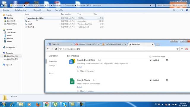 Google Chrome | Add button download bellow youtube in google chrome ! смотреть онлайн
