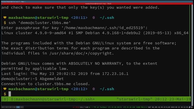Einführung in SSH смотреть онлайн