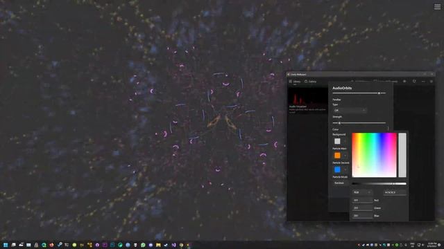 AudiOrbits music visualizer wallpaper смотреть онлайн