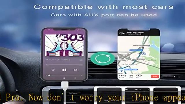 Aux Cord for iPhone,[Apple MFi Certified] Lightning to 3.5 mm AUX Cable for Car Stereo, Speaker, He смотреть онлайн