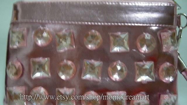 Acrylic gem leather like purse pda cell phone case valentine gift смотреть онлайн