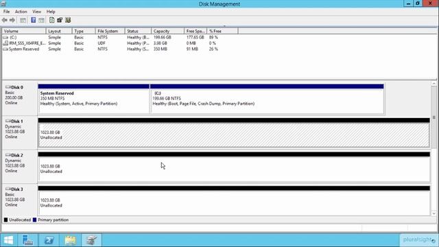 16 Windows Server 2012 Tutorial - Volumes Management смотреть онлайн