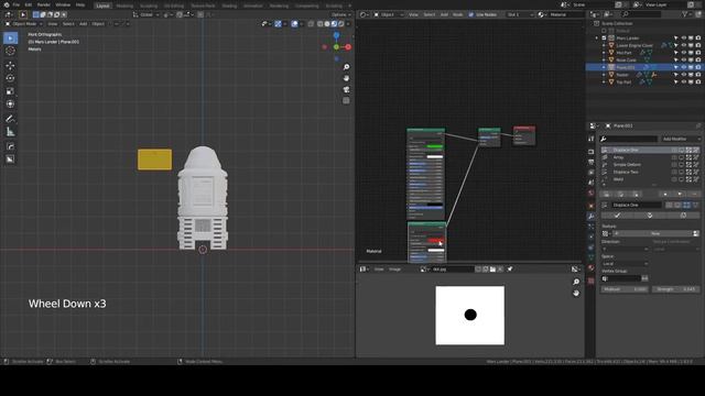 Create a Mars-Lander Animation in Blender 2.8 - Part 6 Bonus - Creating a Window using a Texture смотреть онлайн