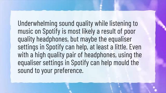 How do I get the best sound from Spotify? смотреть онлайн